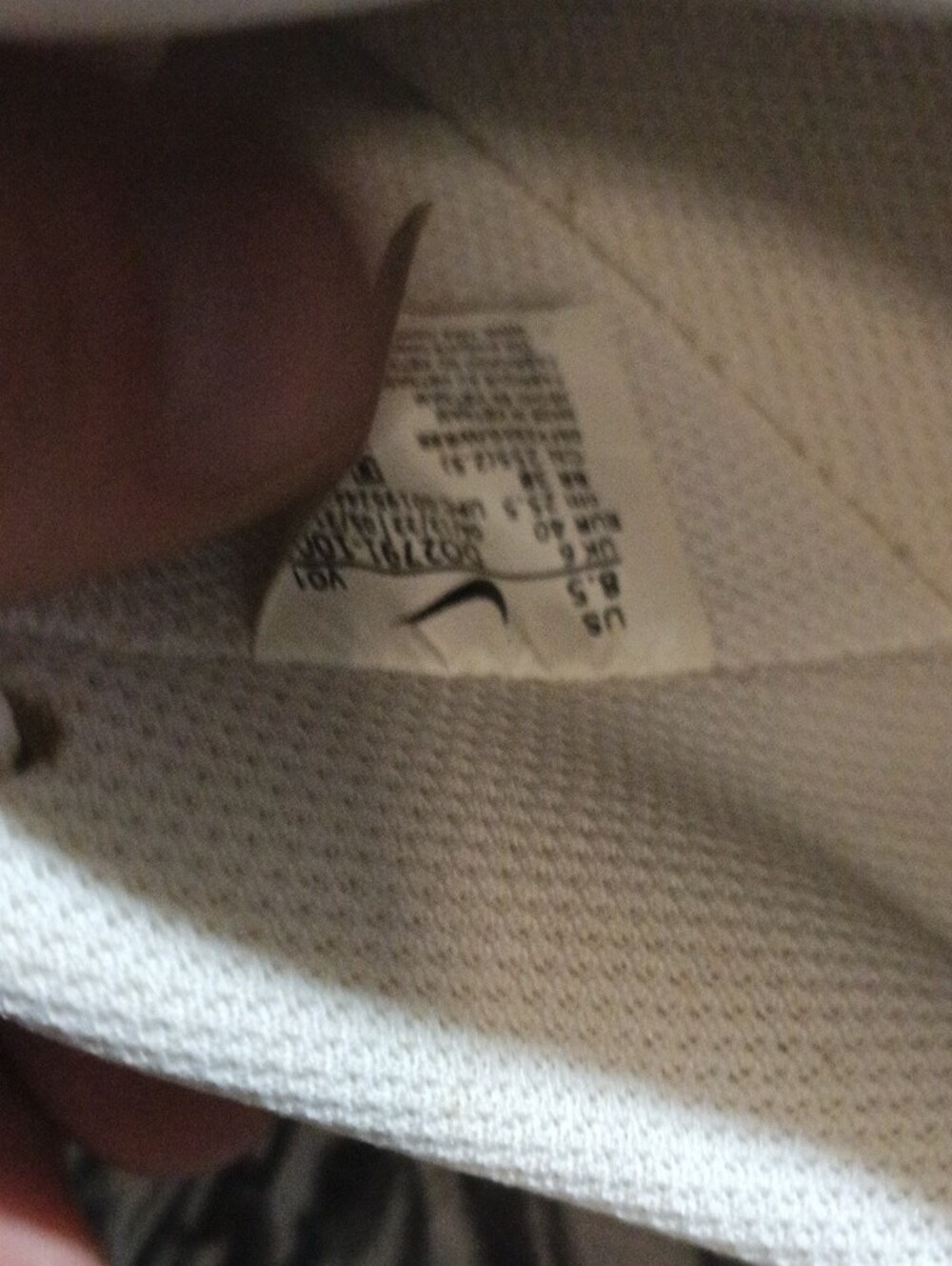 Nike White Platform Sneakers with Leopard Print Swoosh - Picture 4 of 4
